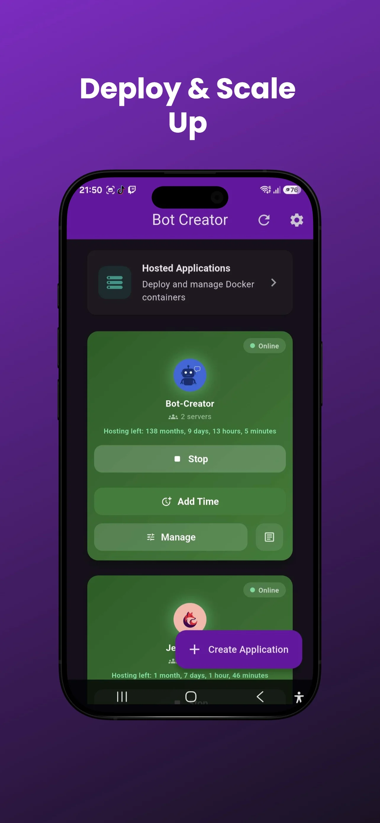 Deploy and scale